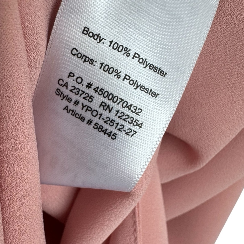 ARITZIA | BABATON Morris Racerback Top Pink Sleeveless V-Neck Flowy Blouse Small - Picture 5 of 8